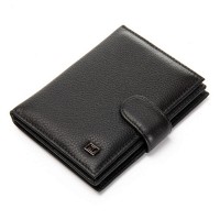 Мужской кожаный кошелек BE BRETTON 42-1 black