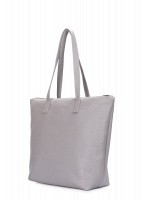 Кожаная сумка POOLPARTY Secret grey