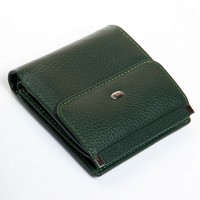 Женский кожаный кошелек Bright DR. BOND WS-33 green