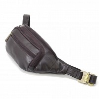 Мужская кожаная сумка бананка, сумка напоясная TARWA GC-7218-3md