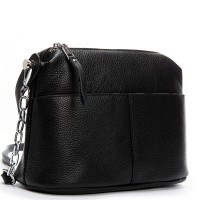 Женская кожаная сумка ALEX RAI 10A black