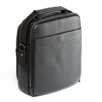 Мужская кожаная сумка через плечо BRETTON 5015-6L black