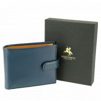 Мужское портмоне Visconti VINCENT PM-100 bl/mt