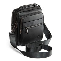 Мужская кожаная сумка через плечо BRETTON 5015-4 black