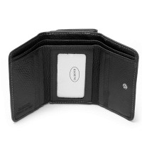 Женский кожаный кошелек Bright DR. BOND WS-403 black