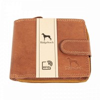 Кожаный мужской кошелек Ridgeback JBNC43MN Tan (Рыжий)