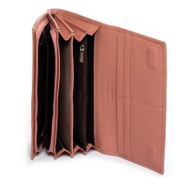 Женский кожаный кошелек Classik  DR. BOND W502-2 pink