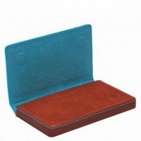 Оранжевая кожаная визитница Piquadro Blue Square (PP1263B2_AR)