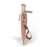 Молодежный клатч из кожи ALEX RAI 8801-2 pink