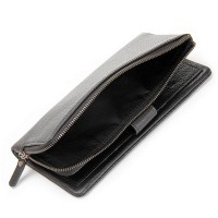 Мужской кожаный кошелек BE BRETTON C165-5-20 black