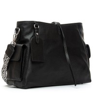 Женская кожаная сумка классическая ALEX RAI 91008-9 black