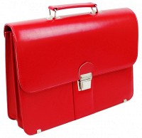 Женский портфель из эко кожи AMO SST08 красный