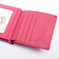 Женский кожаный кошелек Bright DR. BOND WS-33 plum-red