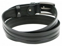 Мужской кожаный ремень под джинсы Skipper 1296-38