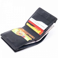 Мужское кожаное портмоне GRANDE PELLE 11332 Синее