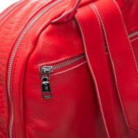 Женский кожаный рюкзак ALEX RAI 95518-9 red
