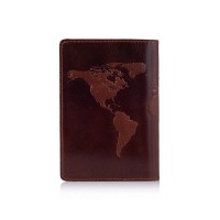 Обложка-органайзер для документов из кожи HiArt World Map PC-03-C19-1436-T001