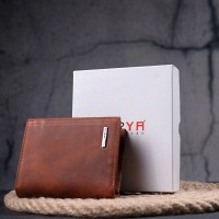 Мужской кожаный кошелек KARYA 21363 