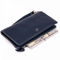 Женский кожаный кошелек ST Leather 19309 Темно-синий