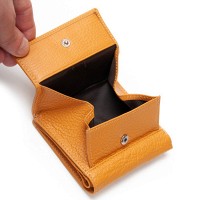 Женский кожаный кошелек Bright DR. BOND WS-219 yellow