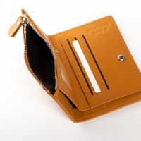 Женский кожаный кошелек Classik  DR. BOND WN-23-8 yellow