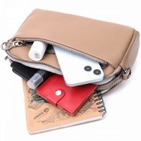 Молодежная женская кожаная сумка через плечо Vintage 22599 