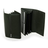 Женский кожаный кошелек Classik  DR. BOND W501-2 green