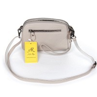 Женский молодежный кожаный клатч ALEX RAI 99102 beige