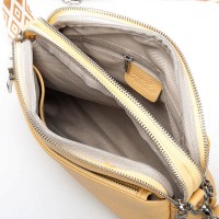 Женская кожаная сумка ALEX RAI 8960 yellow