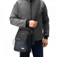 Мужская сумка через плечо Lanpad 4117 blue