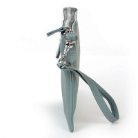 Молодежный клатч из кожи ALEX RAI 8801-2 blue