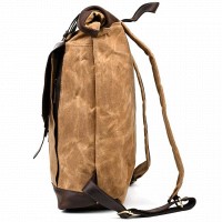 Мужской рюкзак из кожи и канваса TARWA RCw-5191-3md