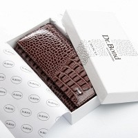 Женский лаковый кожаный кошелек PE DR. BOND PEW1-V brown