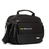 Мужская тканевая сумка через плечо Lanpad 4120 black