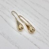 Серьги Скифская Этника Капля gold SE 925