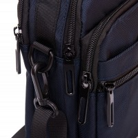 Мужская небольшая сумка через плечо и пояс Lanpad 82077 blue