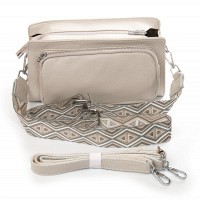 Женская кожаная сумка ALEX RAI 2051-9 l.beige