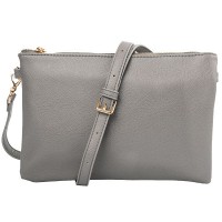 Женская сумка-клатч из кожзама AMELIE GALANTI A991705-grey