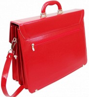 Женский портфель из эко кожи AMO SST01 красный