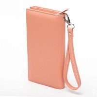 Женский кожаный кошелек Classik  DR. BOND WMB-2M pink purple