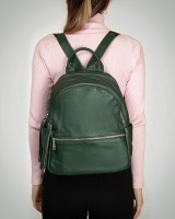 Женский кожаный рюкзак ALEX RAI 95517-9 green