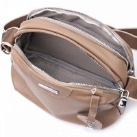 Молодежная женская кожаная сумка через плечо Vintage 22594 