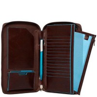 Коричневый кожаный тревел-кейс Piquadro Blue Square (PP3246B2_MO)