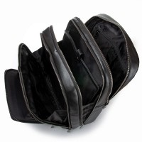 Мужской рюкзак кожаный BRETTON 1650-16 black
