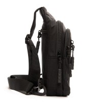 Мужская тканевая сумка-слинг Lanpad 20829 black мал