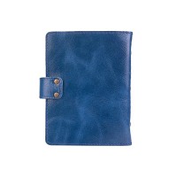 Кожаный картхолдер Hi Art «Mehendi Classic» CH-06 Crystal Blue