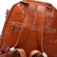 Женский кожаный рюкзак ALEX RAI 8907-9 camel croco