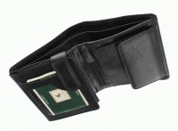 Кошелек мужской Visconti BRIXTON HT-11 черный из натуральной кожи