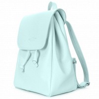 Кожаный рюкзак POOLPARTY Paris babyblue