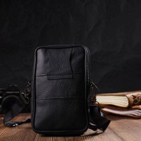 Кожаная сумка на пояс Vintage 21481 